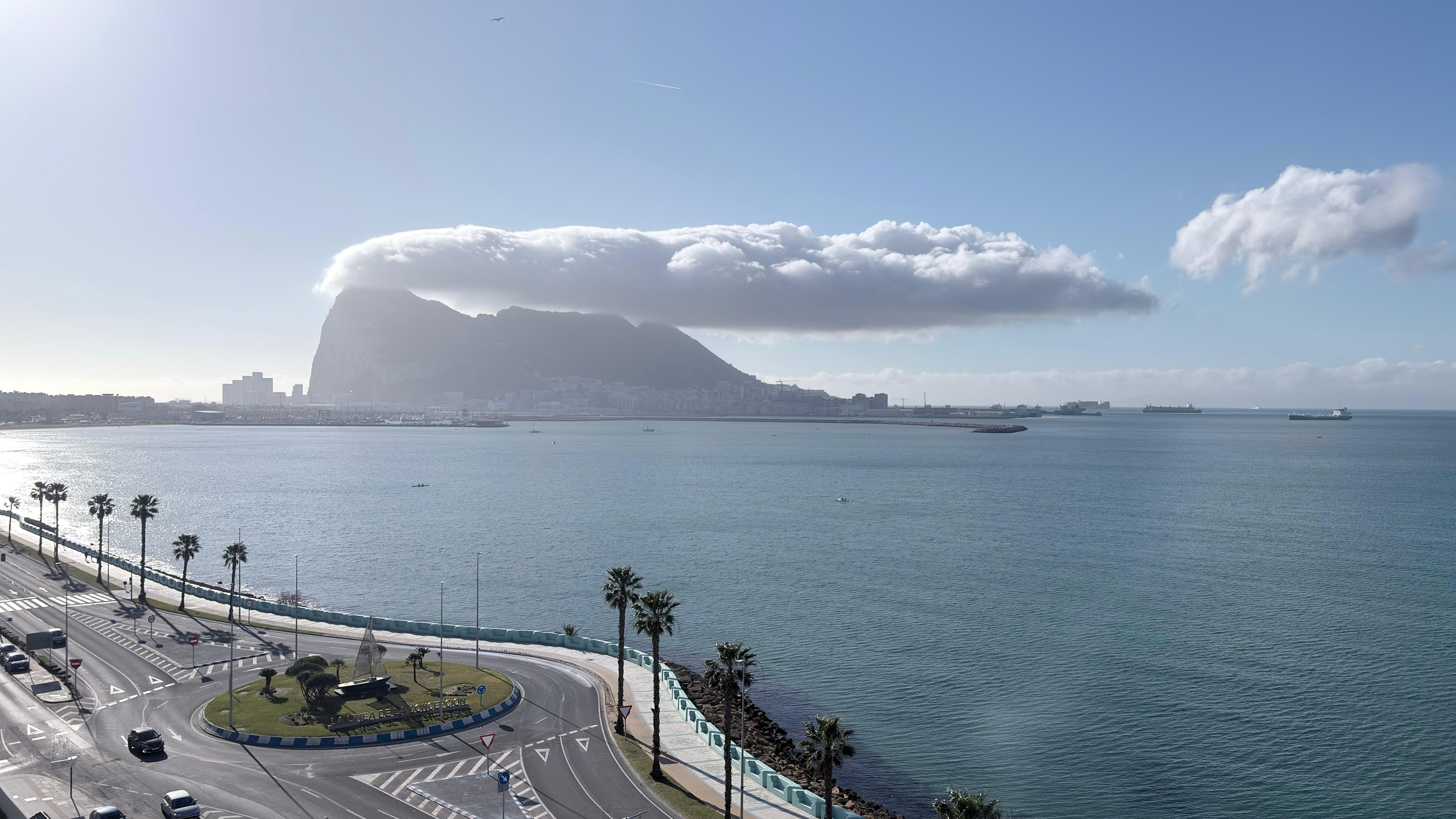 el estrecho de Gibraltar la línea de la concepción el peñón